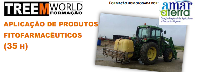 Formação para "Aplicadores de Produtos Fitofarmacêuticos"