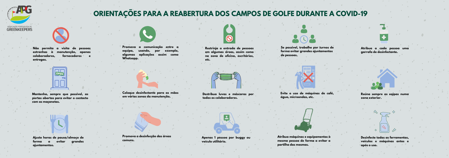 Guia de Orientações para a reabertura dos campos durante COVID-19